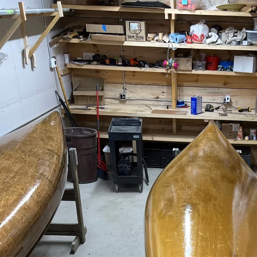 Canoe Repair Service at Piragis Northwoods Company in Ely, Minnesota